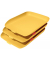 Briefablageset Cosy 5358-20-19 A4 / C4 gelb Kunststoff stapelbar