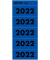 Jahreszahlen 1422-00-35, 2022, blau, 60x25,5mm, selbstklebend