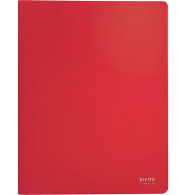 Sichtbuch Recycle 4677-00-25, rot, A4, mit 40 Hüllen, Polypropylen (PP)
