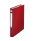 Ringbuch Color 1014-00-25, A4 2 Ringe 25mm Ring-&Oslash; Papier/Polypropylen (PP) rot