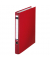 Ringbuch Color 1014-00-25, A4 2 Ringe 25mm Ring-&Oslash; Papier/Polypropylen (PP) rot