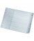 Kunststoffregister 1262-00-00, A bis Z, A4+ halbe H&ouml;he, 120&micro;m, graue Taben, 20-teilig