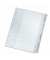 Kunststoffregister 1265-00-00, A bis Z, A5, 120µm, graue Taben, 20-teilig + Deckblatt