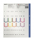 Kunststoffregister 1278-00-00 blanko A4+ 0,12mm farbige Fenstertabe zum wechseln 20-teilig