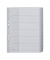 Kunststoffregister 1281-00-00, 1 bis 31, A4+, 120&micro;m, graue Taben, 31-teilig