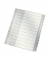 Kunststoffregister 1282-00-00, 1 bis 12, A4+, 120&micro;m, graue Taben, 12-teilig