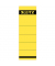 R&uuml;ckenschilder 1642-00-15, gelb, breit/kurz, 61,5x192mm, selbstklebend, permanent 