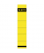 R&uuml;ckenschilder 1643-00-15, gelb, schmal/kurz, 39x192mm, selbstklebend, permanent 