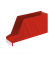 Stehsammler Standard 2427 2427-00-25, A4 quer, rot, Polystyrol, 97mm