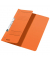 Einhakhefter 3744-00-45, A4 orange halber Vorderdeckel, Karton 250g