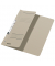 Einhakhefter 3744-00-85, A4 grau halber Vorderdeckel, Karton 250g