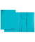 Jurismappe 3924 3924-00-35, A4 blau Recyclingkarton 430g, mit 3 Einschlagklappen