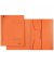 Jurismappe 3924 3924-00-45, A4 orange Recyclingkarton 430g, mit 3 Einschlagklappen