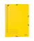 Eckspannmappe 3980 3980-00-15, A4 gelb Recyclingkarton 430g, f&uuml;r ca. 250 Blatt  (80 g/m&sup2;)