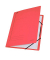 Eckspannmappe 3980 3980-00-25, A4 rot Recyclingkarton 430g, f&uuml;r ca. 250 Blatt