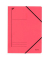 Eckspannmappe 3980 3980-00-25, A4 rot Recyclingkarton 430g, f&uuml;r ca. 250 Blatt