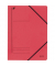 Eckspannmappe 3980 3980-00-25, A4 rot Recyclingkarton 430g, f&uuml;r ca. 250 Blatt  (80 g/m&sup2;)