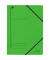 Eckspannmappe 3980 3980-00-55, A4 grün Recyclingkarton 430g
