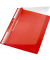 Schnellhefter Universal 4190-00-25, A4, rot, Kunststoff, Kunststoff, Vorderdeckel transparent