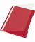 Schnellhefter 4191 4191-00-25, A4, rot, Polyvinylchlorid (PVC), 250g, Vorderdeckel transparent