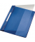 Schnellhefter Exquisit 41940035, A4 überbreit, blau, Polyvinylchlorid (PVC), Vorderdeckel transparent