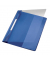 Schnellhefter Exquisit 41940035, A4 überbreit, blau, Polyvinylchlorid (PVC), Vorderdeckel transparent