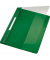 Schnellhefter Exquisit 4194-00-55, A4 überbreit, grün, Polyvinylchlorid (PVC), Vorderdeckel transparent