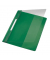Schnellhefter Exquisit 4194-00-55, A4 überbreit, grün, Polyvinylchlorid (PVC), Vorderdeckel transparent