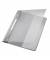 Schnellhefter Exquisit 41940085, A4 überbreit, grau, Polyvinylchlorid (PVC), Vorderdeckel transparent