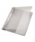 Schnellhefter Exquisit 41940085, A4 überbreit, grau, Polyvinylchlorid (PVC), Vorderdeckel transparent