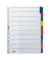 Kartonregister 4321-00-00, 10-teilig blanko, A4, 160 g/m², farbige Taben, 10-teilig
