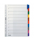 Kartonregister 4321-00-00, 10-teilig blanko, A4, 160 g/m², farbige Taben, 10-teilig