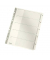 Kartonregister 4323-00-00, 1 bis 5, A4, 160 g/m², graue Taben, 5-teilig