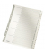 Kartonregister 4326-00-00, 1 bis 20, A4, 160 g/m², graue Taben, 20-teilig