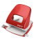 B&uuml;rolocher New NeXXT 5008-00-25, rot, bis 3mm 30 Blatt, mit Anschlagschiene