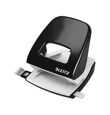 Locher NeXXt 5008-00-95 schwarz bis 3mm 30 Blatt mit Anschlagschiene
