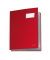 Unterschriftenmappe Unterschritsmappe 5700 5700-00-25, A4 20 Fächer Hartpappe, Kunststoff rot + grau