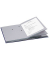 Unterschriftenmappe 5700 5700-00-35, A4 20 F&auml;cher Hartpappe, Kunststoff blau + grau