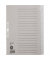 Kartonregister 1220-00-85, 20-teilig blanko, A4+, 100 g/m², graue Taben, 20-teilig
