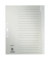 Kartonregister 1220-00-85, 20-teilig blanko, A4+, 100 g/m², graue Taben, 20-teilig