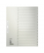 Kartonregister 1231-00-85, 1 bis 31, A4+, 100 g/m², graue Taben, 31-teilig