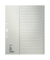Kartonregister 1231-00-85, 1 bis 31, A4+, 100 g/m², graue Taben, 31-teilig