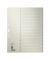 Kartonregister 1231-00-85, 1 bis 31, A4+, 100 g/m², graue Taben, 31-teilig