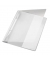 Schnellhefter Exquisit 41940001, A4 überbreit, weiß, Polyvinylchlorid (PVC), Vorderdeckel transparent