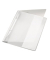 Schnellhefter Exquisit 41940001, A4+, wei&szlig;, Polyvinylchlorid (PVC), 80g, Vorderdeckel transparent