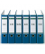 Kartonregister 1306-00-85, A bis Z, A4 halbe Höhe, 100 g/m², graue Taben, 6 x 15-teilig