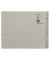 Kartonregister 1306-00-85, A bis Z, A4 halbe Höhe, 100 g/m², graue Taben, 6 x 15-teilig