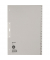 Kartonregister 4300-00-85, A bis Z, A4, 100 g/m², graue Taben, 20-teilig