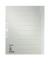 Kartonregister 1221-00-85, 10-teilig blanko, A4+, 100 g/m², graue Taben, 10-teilig