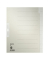 Kartonregister 1221-00-85, 10-teilig blanko, A4+, 100 g/m², graue Taben, 10-teilig